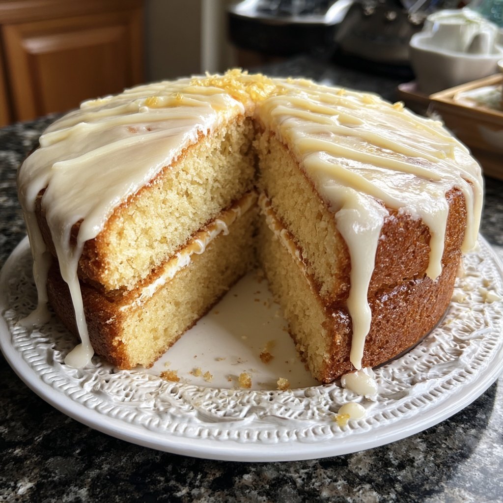 Dessert Vanilla Sponge Cake
