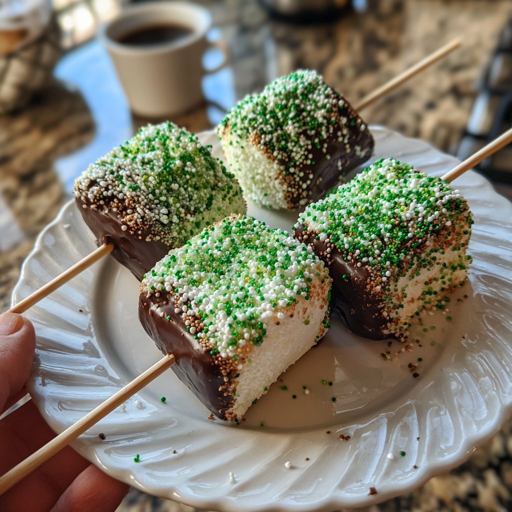 St. Patrick’s Day Marshmallow Pops