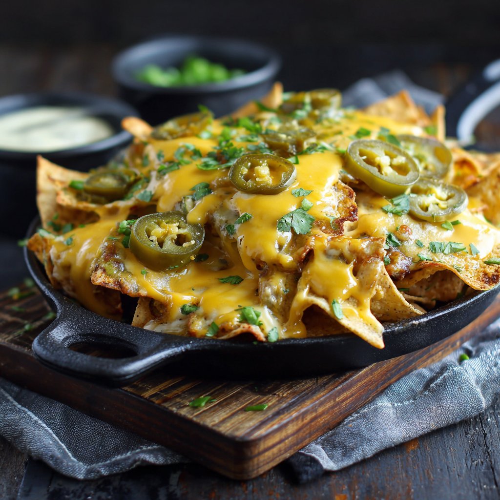 Irish Pub Nachos with Cheddar Sauce