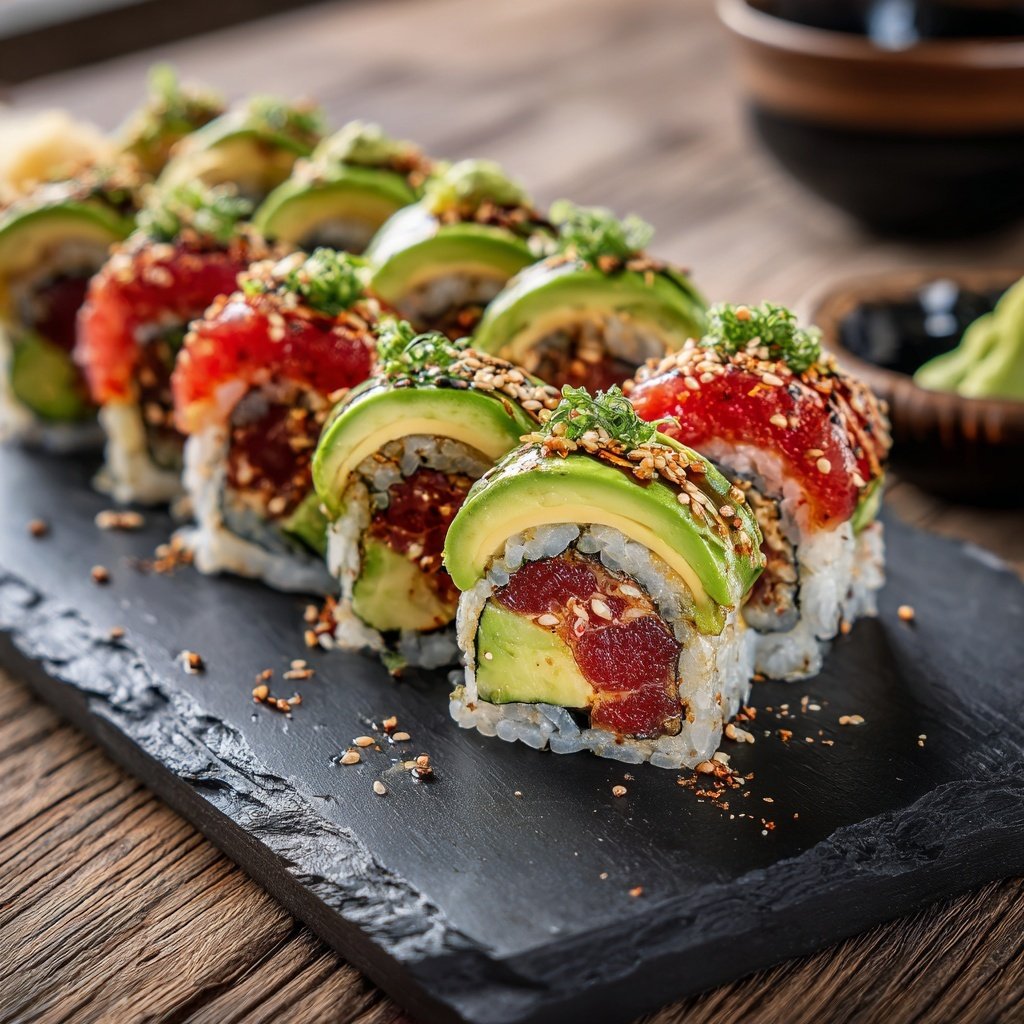 Global Japanese Sushi Rolls