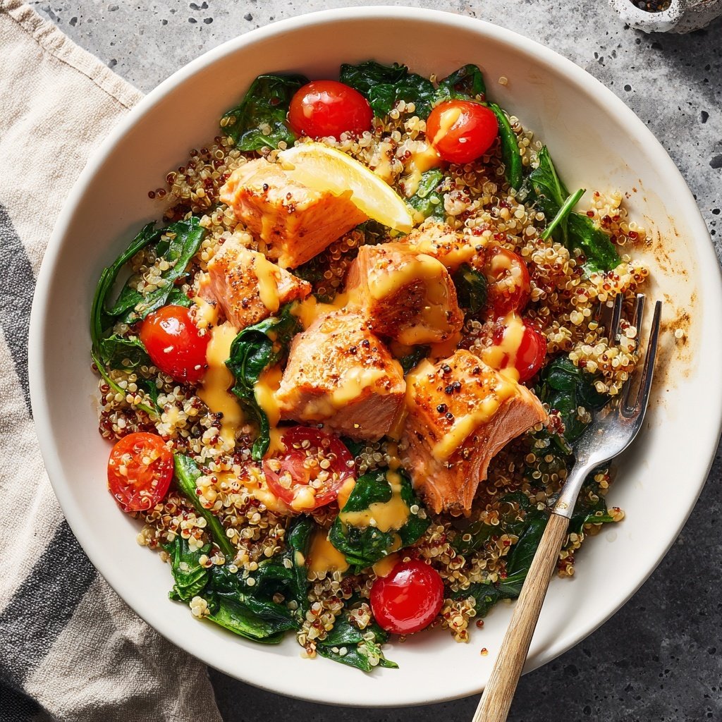 Savory Salmon and Quinoa Bowl