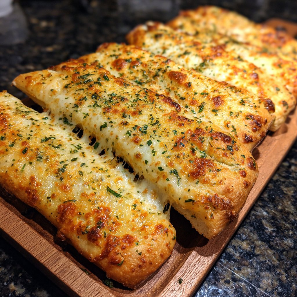 Cheesy Garlic Breadsticks
