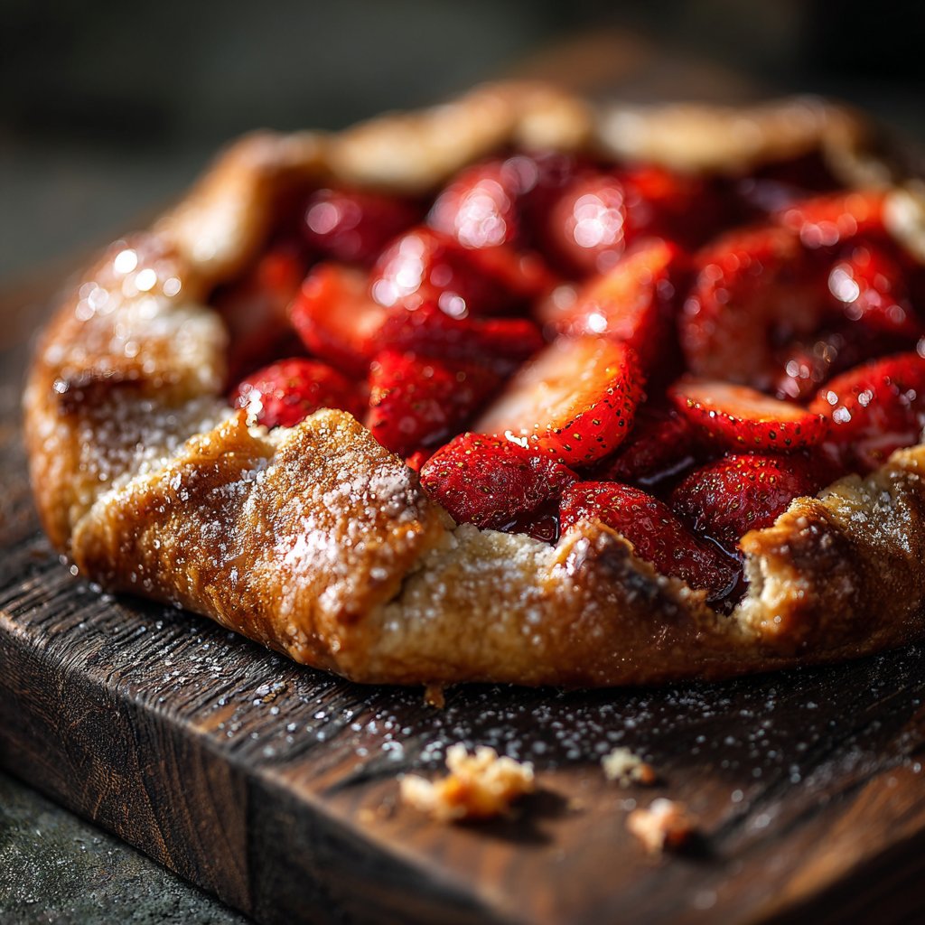 Fresh Strawberry Galette