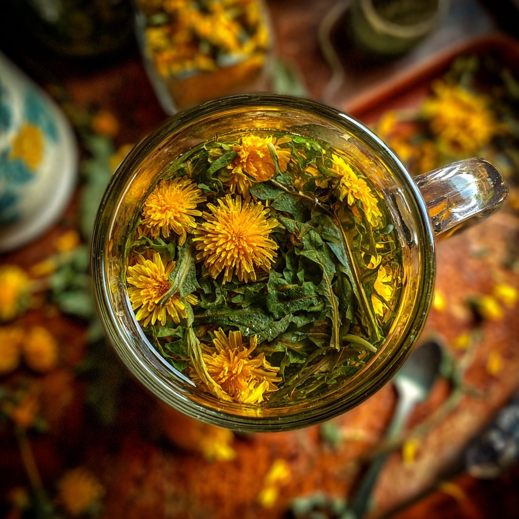 Herbal Dandelion Detox Drink