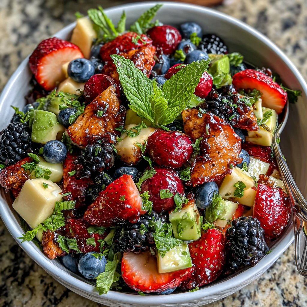 Tropical Fruit Spring Brunch Bowl