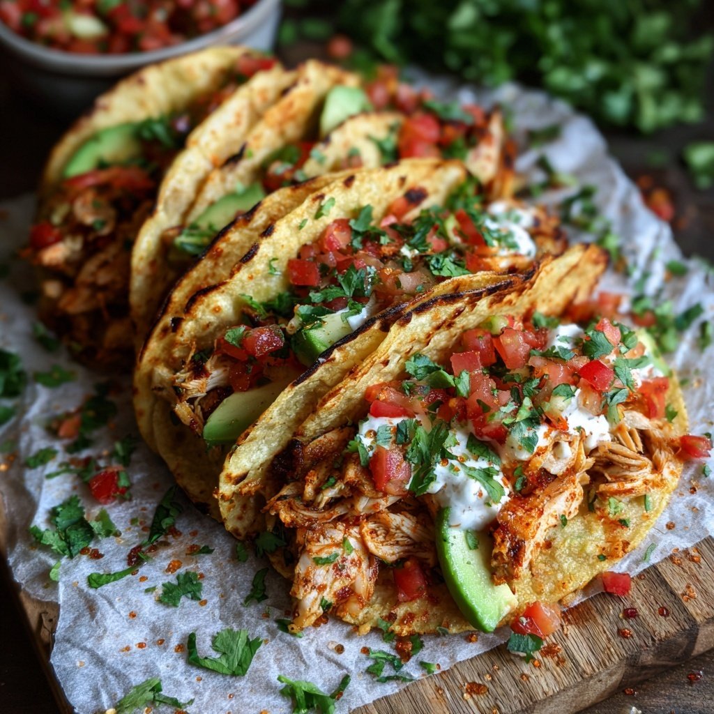 Global Mexican Chicken Tacos